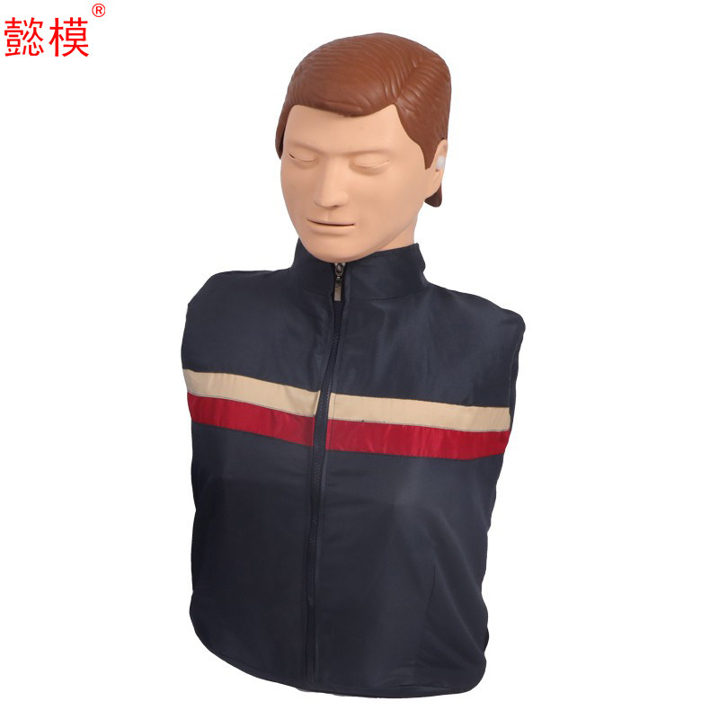 懿模 CPR120心肺复苏模拟人定制卡半身全身医用急救人体训练人工呼吸模拟电子计数模型标配CPR 半身精简版