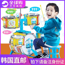South Korea Tai Friends Childrens Shelf drum multifunctional beginner tapping musical instrument baby jazz drum 1 year old 3 boy gift