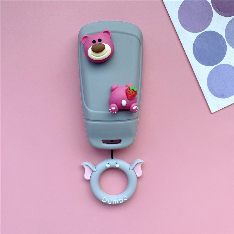 Suitable for 21 models of Audi new a4l key cover q5l a5 car key bag buckle 19 models of Q7 TTS shell men and women cartoon