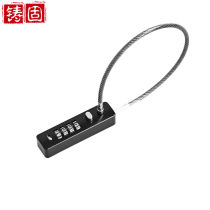 Cast solid wire password padlock anti-theft backpack cabinet industrial thickened wire password multi-function padlock black steel
