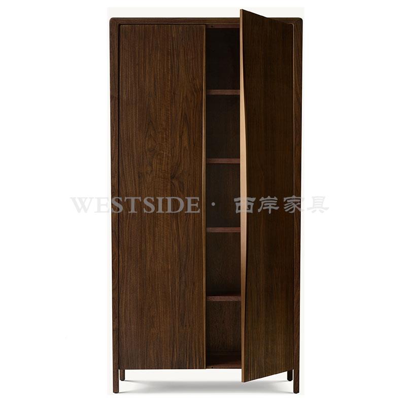 GEAL adult wardrobe solid wood oak-style countryside retro designer willy-style minimalist modern finishing RH bookcase-Taobao