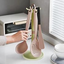 2022 New Kitchen Hook Kitchenware Rotating Hanger Pot Spatula Rack Spatula Storage Rack Storage Rack Vertical Air Drying
