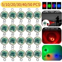 5-50pcs Mini Fishing Lure Light LED Deep Underwater Eye