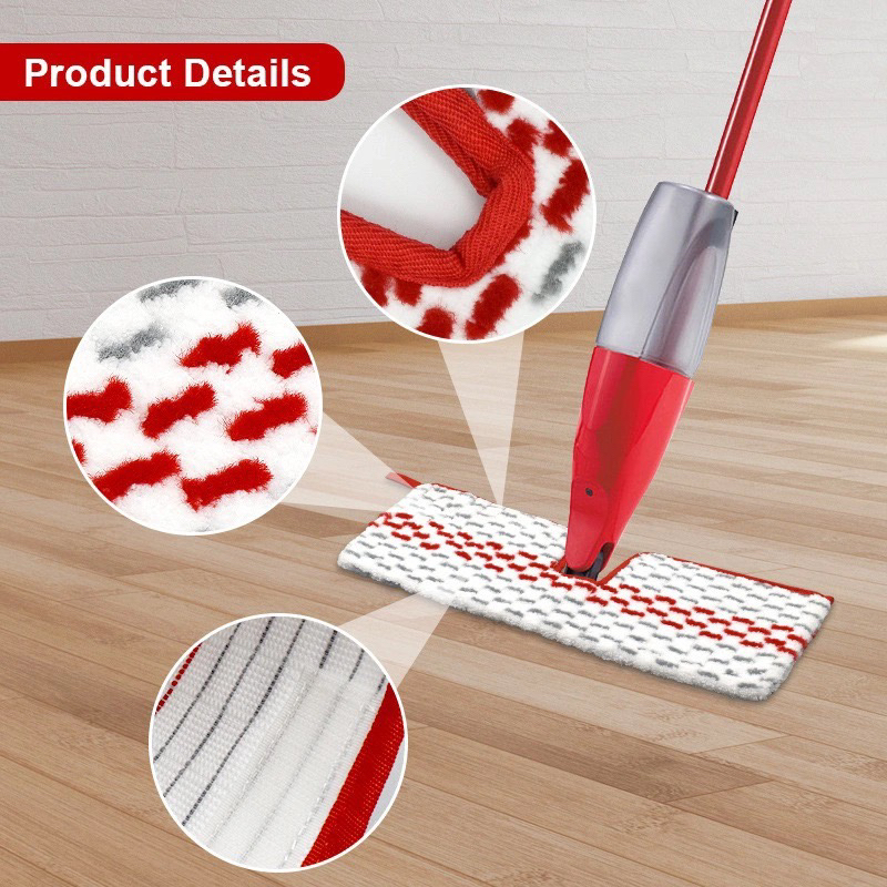 Suitable for O-Cedar Promist Max Steam Mop Replacement Head, Microfiber Mop Pad for Both Dry and Wet Use