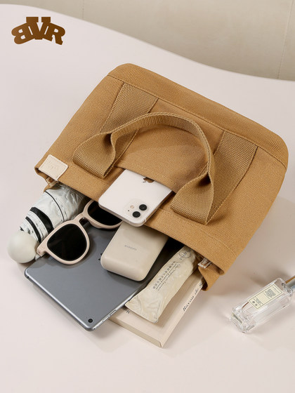 便当包女2025新款手提袋多隔层上班防水大容量外出保温手拎收纳包