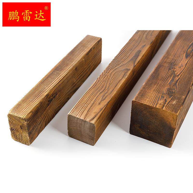 Outdoor anti-corrosive wood pillar solid wood grape shelf cool pavilion anti-cracking column fence square material plate Zhangziatsu-Taobao