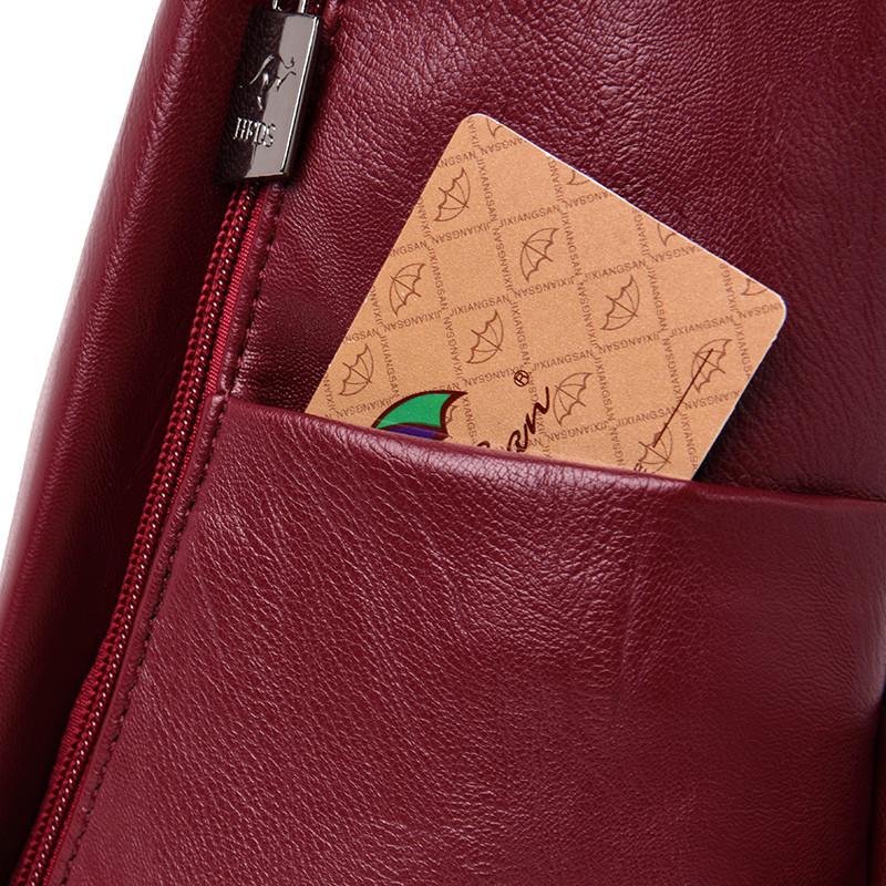 рюкзак anti-theft leather backpack women vintage shoulder bag ladie OTHER