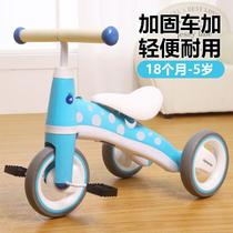 2023 new childrens pedal tricycle for boys and girls 1 to 3-5 years old baby bicycle with music balance car trend