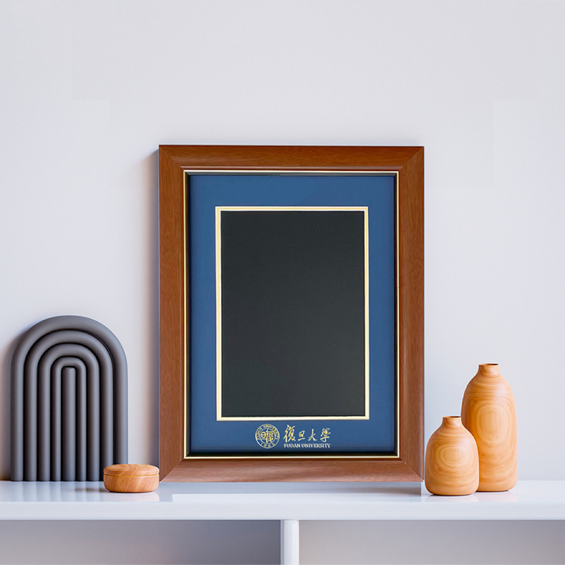Chinese Domestic University Degree Certificate Frame Solid Wood A4 Photo Frame Hong Kong, Macao and Taiwan University Admission Certificate Photo Frame