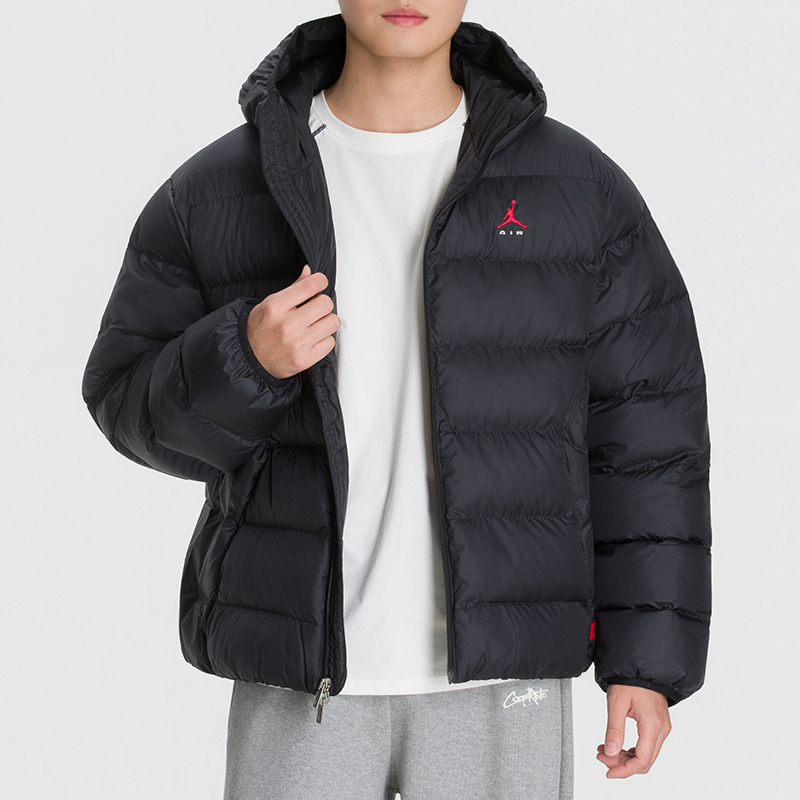 Nike Nike Cotton Jacket Men's 2026 Autumn New Sports Wear Hooded Cotton Coat Thickened Cotton Jacket