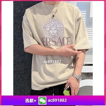 (Deposit) 24 spring and summer new letter printing casual sports versatile fashion couple tops for men and women 38