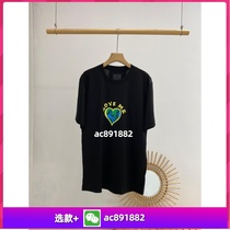(Deposit) 4 Spring and Summer New Letter Printed Casual Sports Versatile Fashion Couple Tops for Men and Women 324