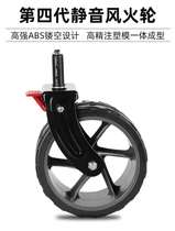 Small family camper trolley dining camp table pull rod foldable wild camping hand-pulled trailer