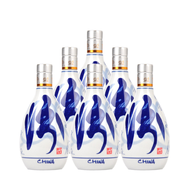 汾酒青花20清香型53度500ML*6瓶没有外盒裸瓶装评价- 淘宝网