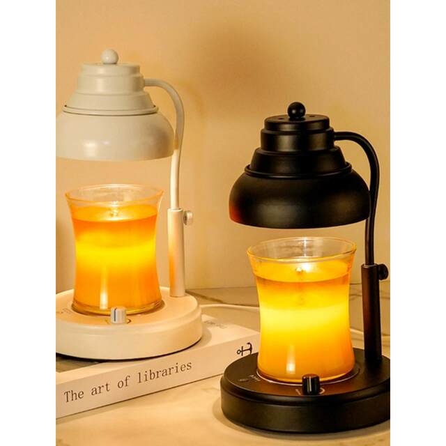 Melting wax lamp, fireless color melting bedroom decoration fragrance table lamp, can be raised and lowered, timed dimming, heating aromatherapy candle lamp