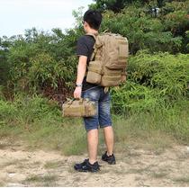 (Clear Barn) Camping Army Memes Travel Outdoor Multifunction Double Shoulder Bag Men Tactical Combined Bag Large Capacity Mountaineering Bag