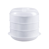 Microwave oven heating steam cage hot lunch box specialized vessel food grade plate multi-function hot vegetable dish bowl cover container