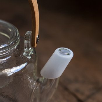 Glass Ceramic Teapot Spout Dust-Proof Cover Leak-Proof Ceramic Dripping Anti-Long Spout Accessories Household Silicone Spout