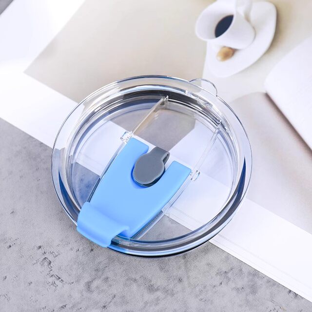 Internet-Famous Ice Cup Lid 30oz Stainless Steel Cup Lid Accessories Lid with Straw Leak-Proof Ice Cup Lid