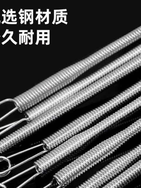 New Threader Bendable Artifact Traction Head Elastic Band Multi-Functional Spring Rope Threader Pants Belt Trouser Head