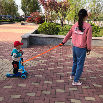 Cartoon Twist Car with Traction Rope Kidsren's Scooter Pull Rope Bicycle Walker Tug Rope Accessories Extension