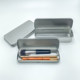 Casual Tinplate Box Stationery Box Student DIY Pen Box Tin Box Art Metal Material Unprinted Pencil Storage Box