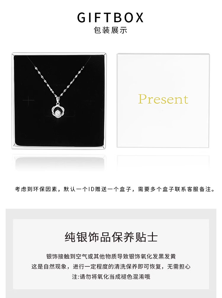 银饰耳饰 999纯银螺丝拧扣钻石耳钉女养耳洞耳环百搭耳骨钉超闪耳蜗钉耳饰 Flyk