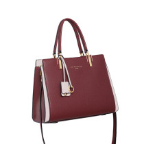 Burgundy bag for women 2023 trendy retro fashion handbag square shoulder crossbody middle-aged mother bag wine)