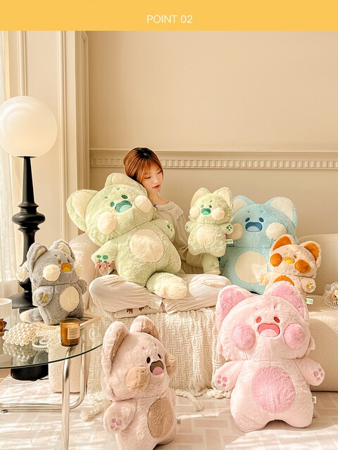 British Vockoo Genuine Dudu Cat Doll Plush Toy Pillow Birthday Christmas New Year Gift