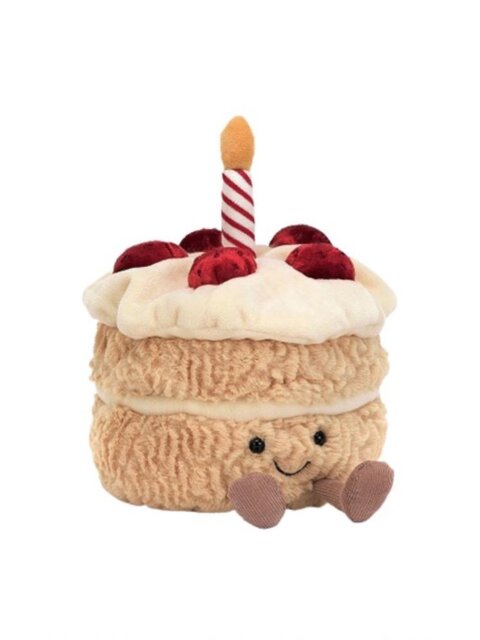 British Vockoo Fun Birthday Cake Creative Birthday Gift Plush Toy for Girls to Give to Girlfriend, Best Friend, or Child