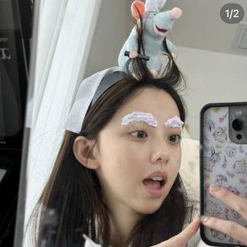 British Vockoo Ratatouille Plush Mouse Hairpin Hairband Creative New Year Birthday Gift