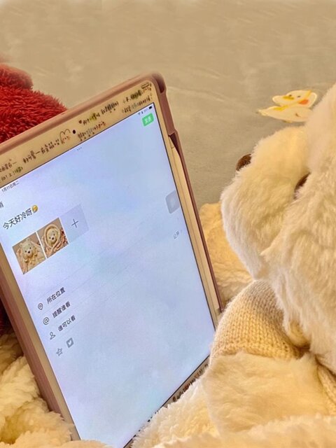 Vockoo Plush Doll Little Bear Stuffed Toy Cute Doll Girl Gift Birthday Christmas