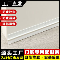 Door bottom sealing strip to prevent wind leakage self-adhesive strips for doors and windows soundproofing bars anti-mosquito door windshields