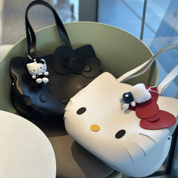 7 7 котенок50 годовщина большое лицо милый совместное название новый Кембридж пакет бант сумку портативный Тот пакет
