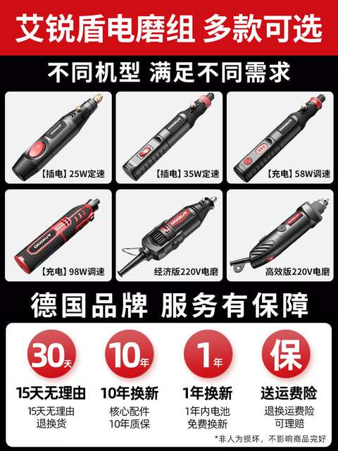 German and Japanese Imported Technology Electric Grinder, Small Handheld Grinding Machine, Electric Polishing Tool for Jade and Wood Carving, Cutting Tool