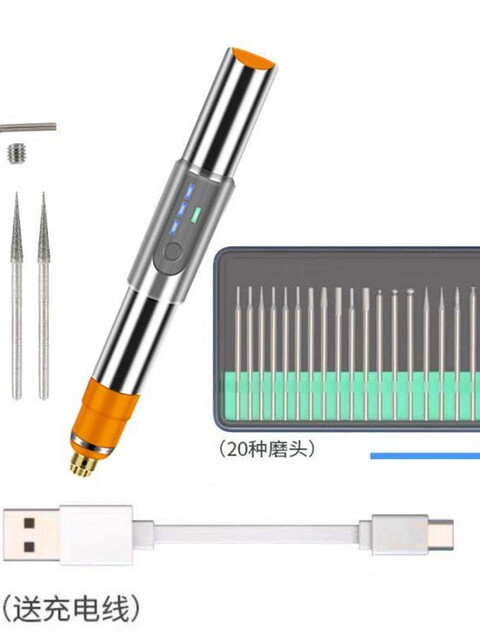 German Imported Technology Micro Electric Engraving Pen, Mini Electric Grinder and Polishing Machine, Marking Pen for Wood Carving and Jade