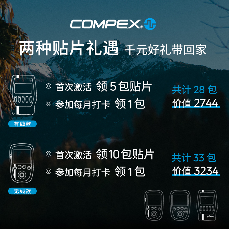 瑞士COMPEX FIT1.0：肌肉训练的隐形力量