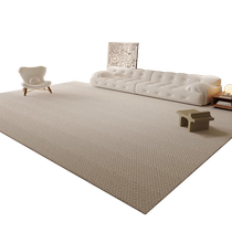 Living room carpet light luxury and high-end sense sofa coffee table floor mat home bedroom large area tile thickened wool carpet