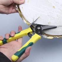 Sheet iron scissors keel scissors aluminium buckle plate integrated ceiling special industrial scissors powerful colour steel tile white sheet cut