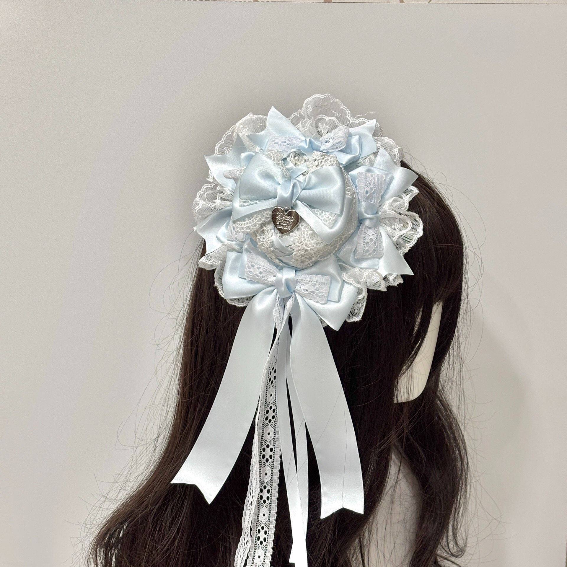 圣诞季必备！可爱屁蓝色小礼帽甜美又百搭_lolita洛丽塔配饰小物_淘宝游戏网