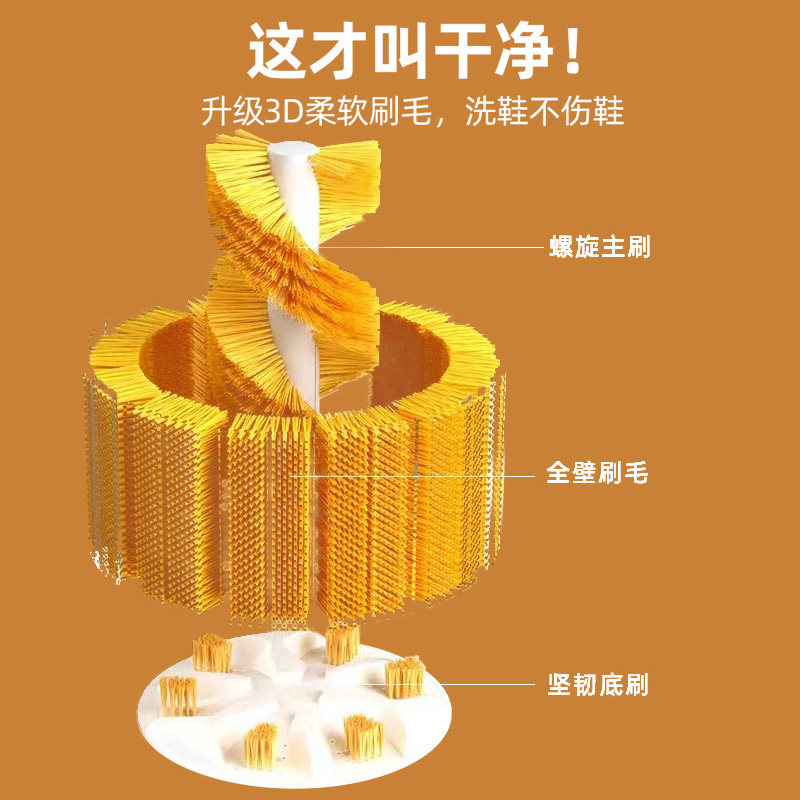 Suning's New Shoe Washing Machine, Fully Automatic, Small Household Shoe Cleaning Device, Washing and Drying All-In-One Lazy Washing Machine Yo1460