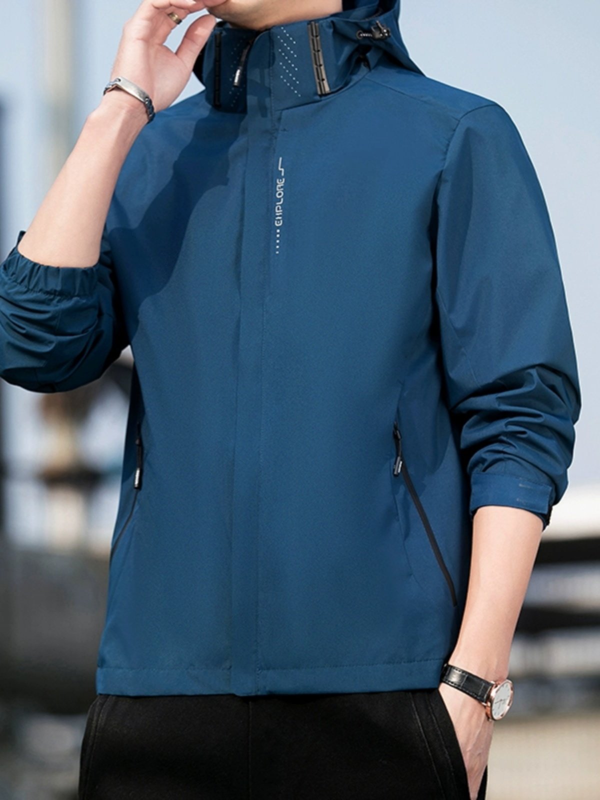 Tongzhou Paul's New Sports Paul Jacket, Hooded Jacket, Outdoor Mountaineering, Windproof, Waterproof, Anti-Fouling, Couple's Outfit