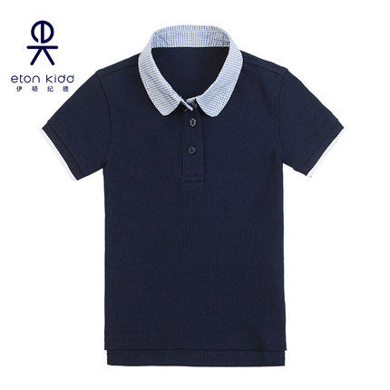 Eaton Guild School uniforms Inron College girl short sleeve T-shirt polo shirt polo hooded hooded sweatshirt 13T201