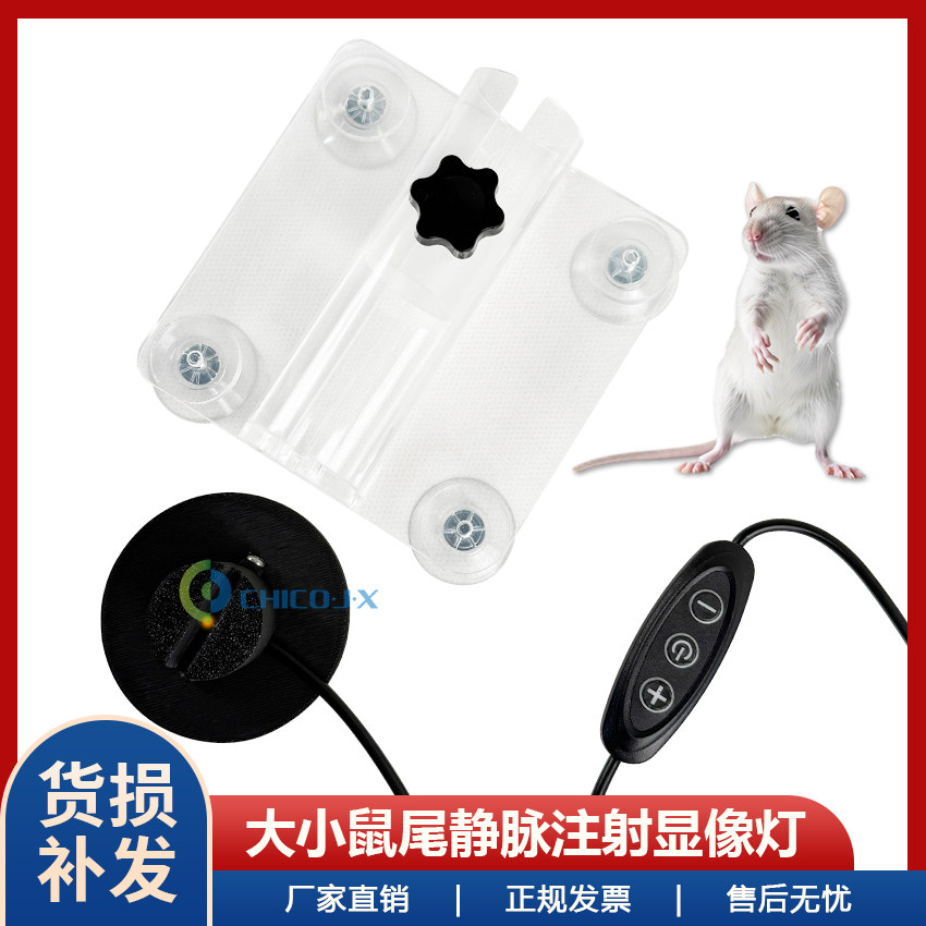 吸盘小鼠固定器 保定器束缚器小鼠活动限制 小鼠尾静脉注射显像灯