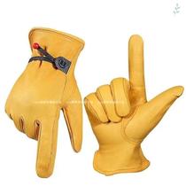 Cat Tiger Beast Gloves Real Bull Leather Gloves Locomotive Outdoor Sports Riding Mountaineering Climbing Non-slip Job Running Lau Bao Yuu Winter