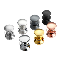 Shower room glass door handle bathroom office sliding door wine cabinet display cabinet wooden door barn door single hole small handle