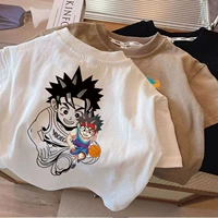 Мальчик из белого баскетбола 【хлопок+задний воротник】