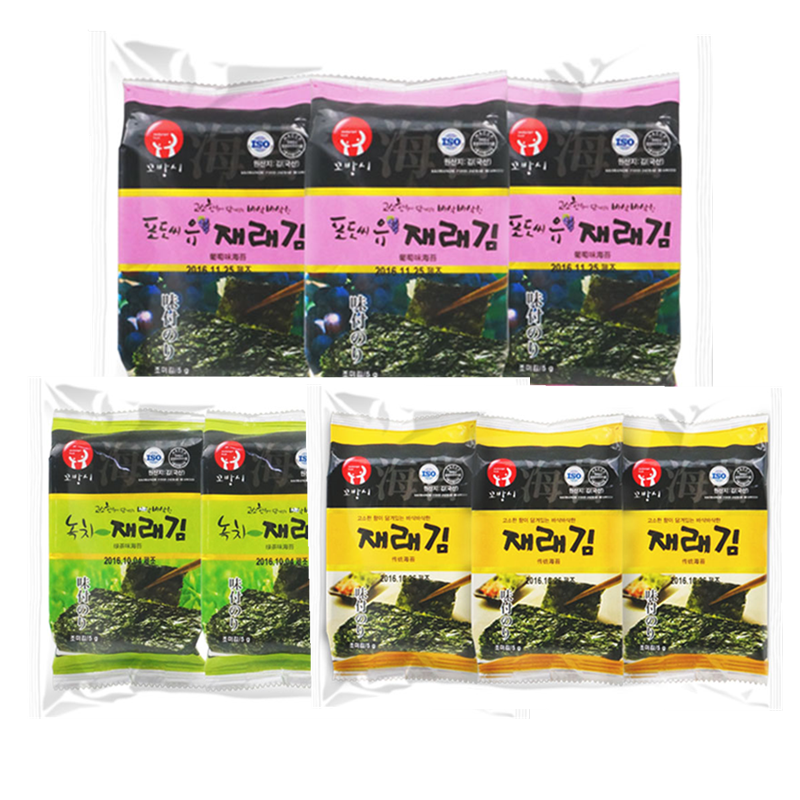 gaobangxi seaweed south korea imported seaweed crisp instant snacks for children and babies kimbap snacks