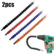 2 Pcs 11 6 Inch Flexible Drill Bit Extension Drill Flexible