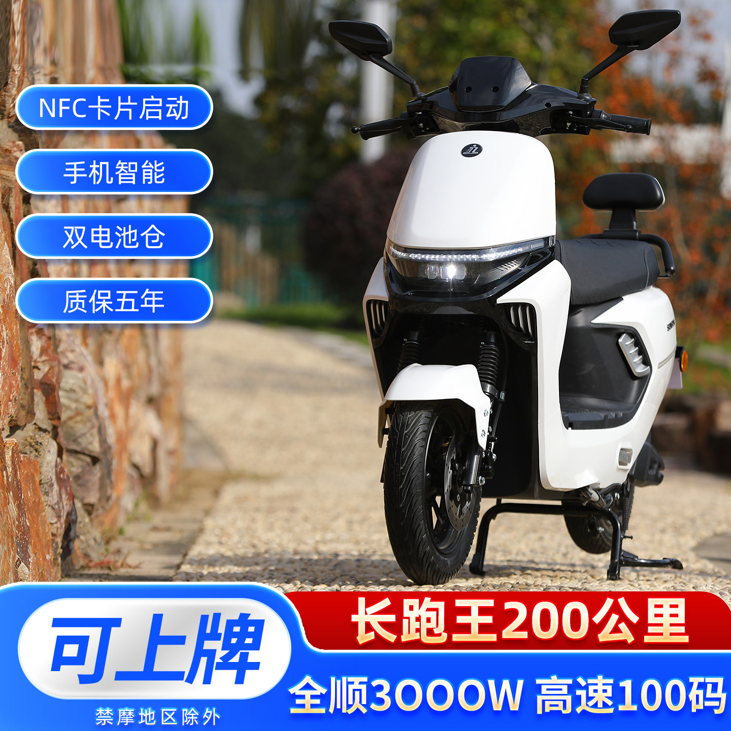 新型小九電動スクーター 72V 高速配送長距離電動スクーター 3000W 高出力 X9 メンズ大人用電動バイク